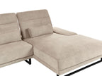 Corner Sofa IKAST  Fabric Taupe 4 Seater Left Hand