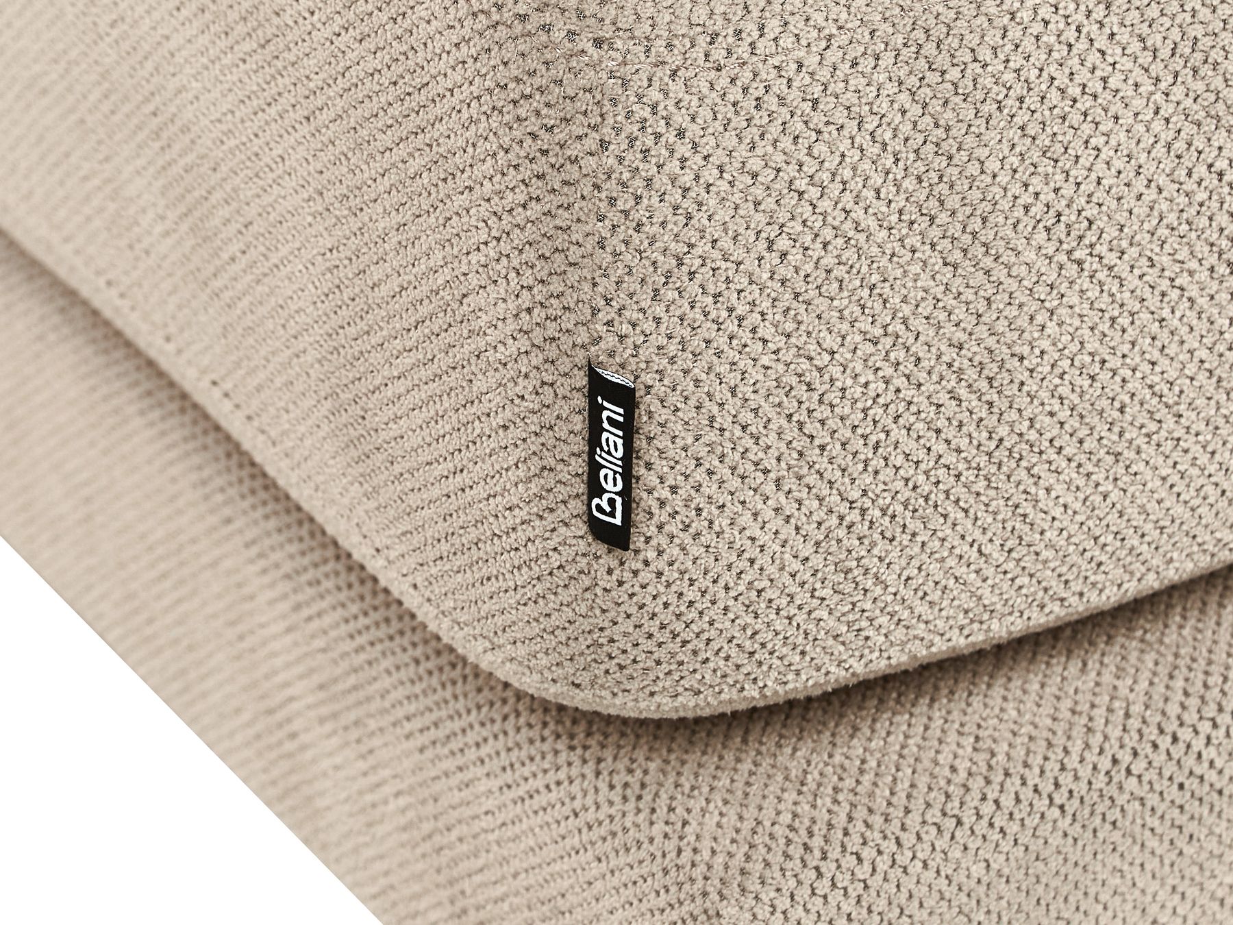 Corner Sofa IKAST  Fabric Taupe 4 Seater Left Hand
