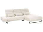Corner Sofa IKAST  Fabric Light Beige 4 Seater Left Hand