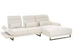 Corner Sofa IKAST  Fabric Light Beige 4 Seater Left Hand