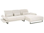 Corner Sofa IKAST  Fabric Light Beige 4 Seater Left Hand