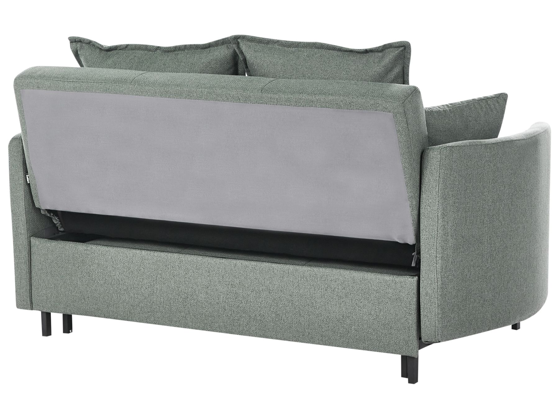 Sofa Bed HOVIN Fabric Green 2 Seater