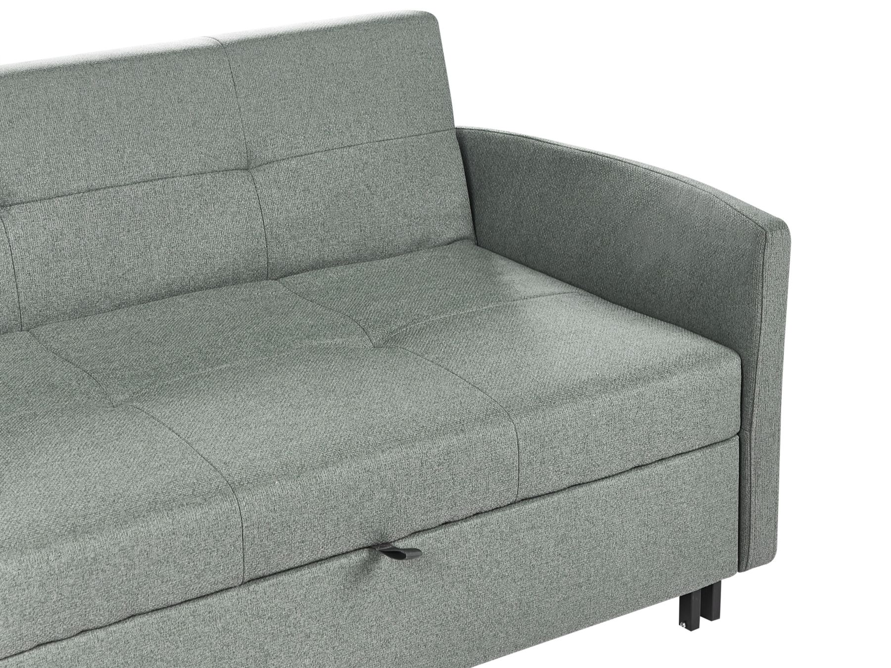 Sofa Bed HOVIN Fabric Green 2 Seater