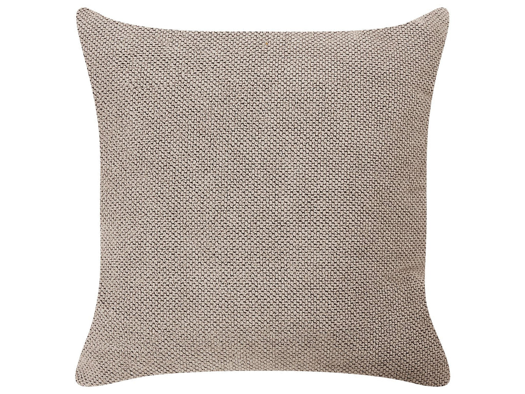 Sofa Bed HOVIN Fabric Taupe 2 Seater