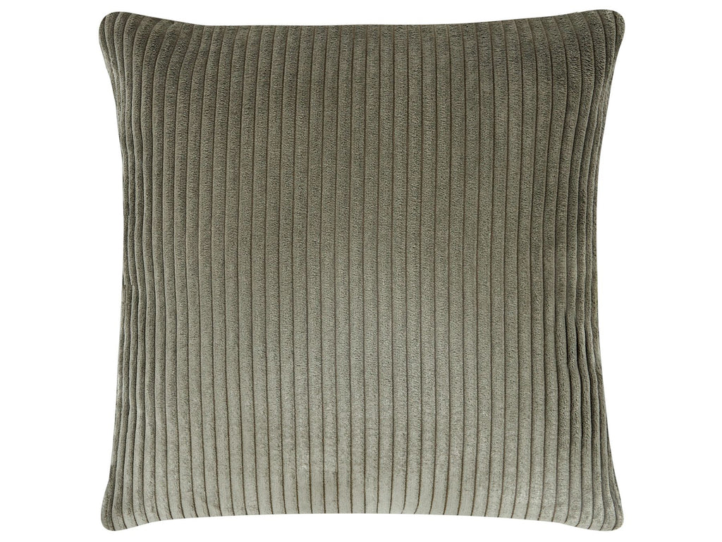 Corner Sofa LUNGO Corduroy Green 4 Seater Left Hand