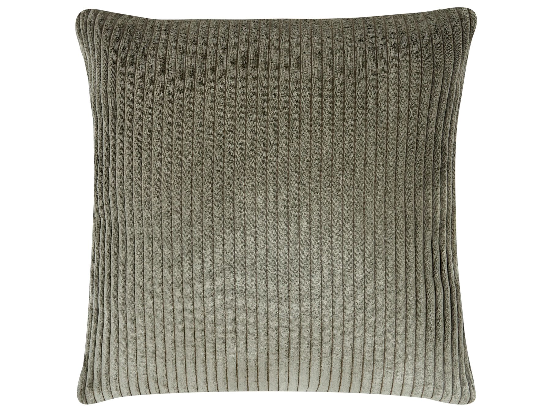 Corner Sofa LUNGO Corduroy Green 4 Seater Left Hand