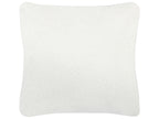 Corner Sofa LUNGO Boucle White with Ottoman 4 Seater Right Hand