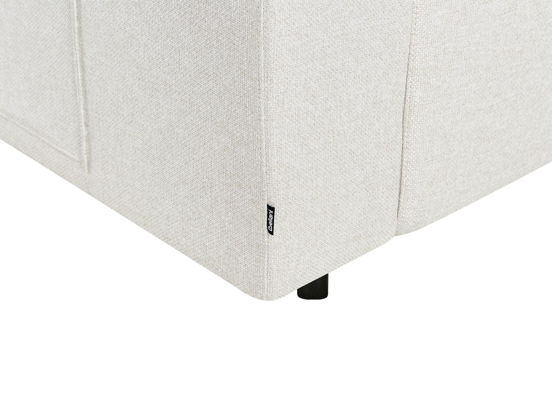 Sofa Bed INNVIK Fabric Light Beige with Storage 2 Seater