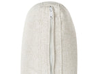 Sofa Bed INNVIK Fabric Light Beige 3 Seater