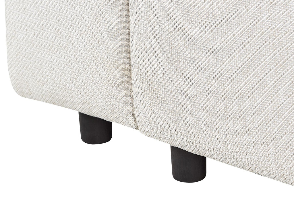 Sofa Bed INNVIK Fabric Light Beige 3 Seater