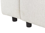 Corner Sofa Bed INNVIK Fabric Light Beige 3 Seater Right Hand