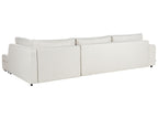 Corner Sofa Bed INNVIK Fabric Light Beige with Storage 4 Seater Right Hand