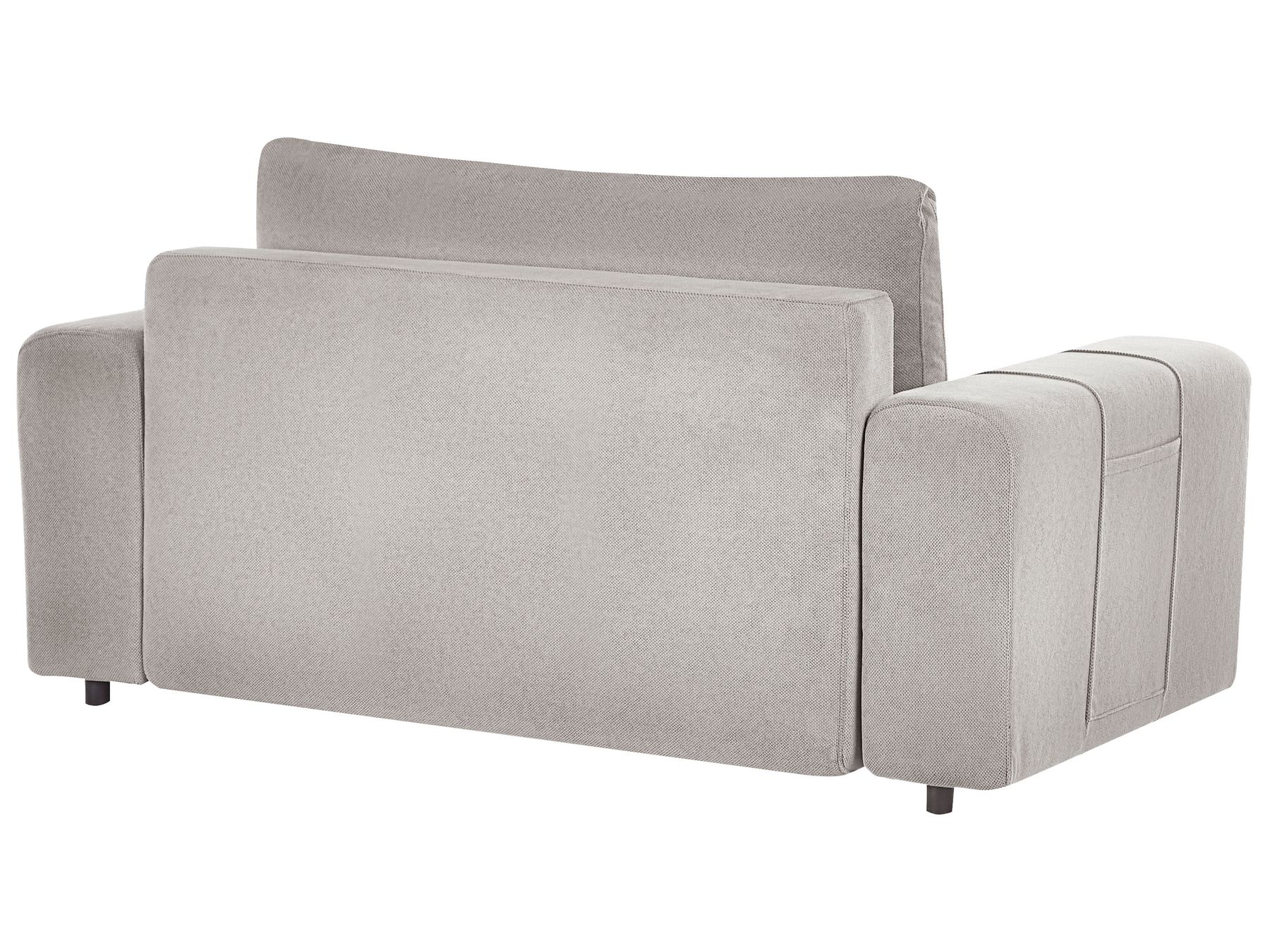 Sofa INNVIK Fabric Light Grey with Storage 2 Seater