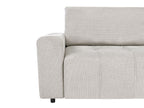 Sofa INNVIK Fabric Light Grey with Storage 2 Seater