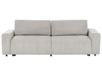 Sofa INNVIK Fabric Light Grey with Storage 3 Seater