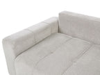 Corner Sofa Bed INNVIK Fabric Light Grey with Storage 3 Seater Right Hand