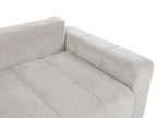 Corner Sofa Bed INNVIK Fabric Light Grey with Storage 4 Seater Left Hand