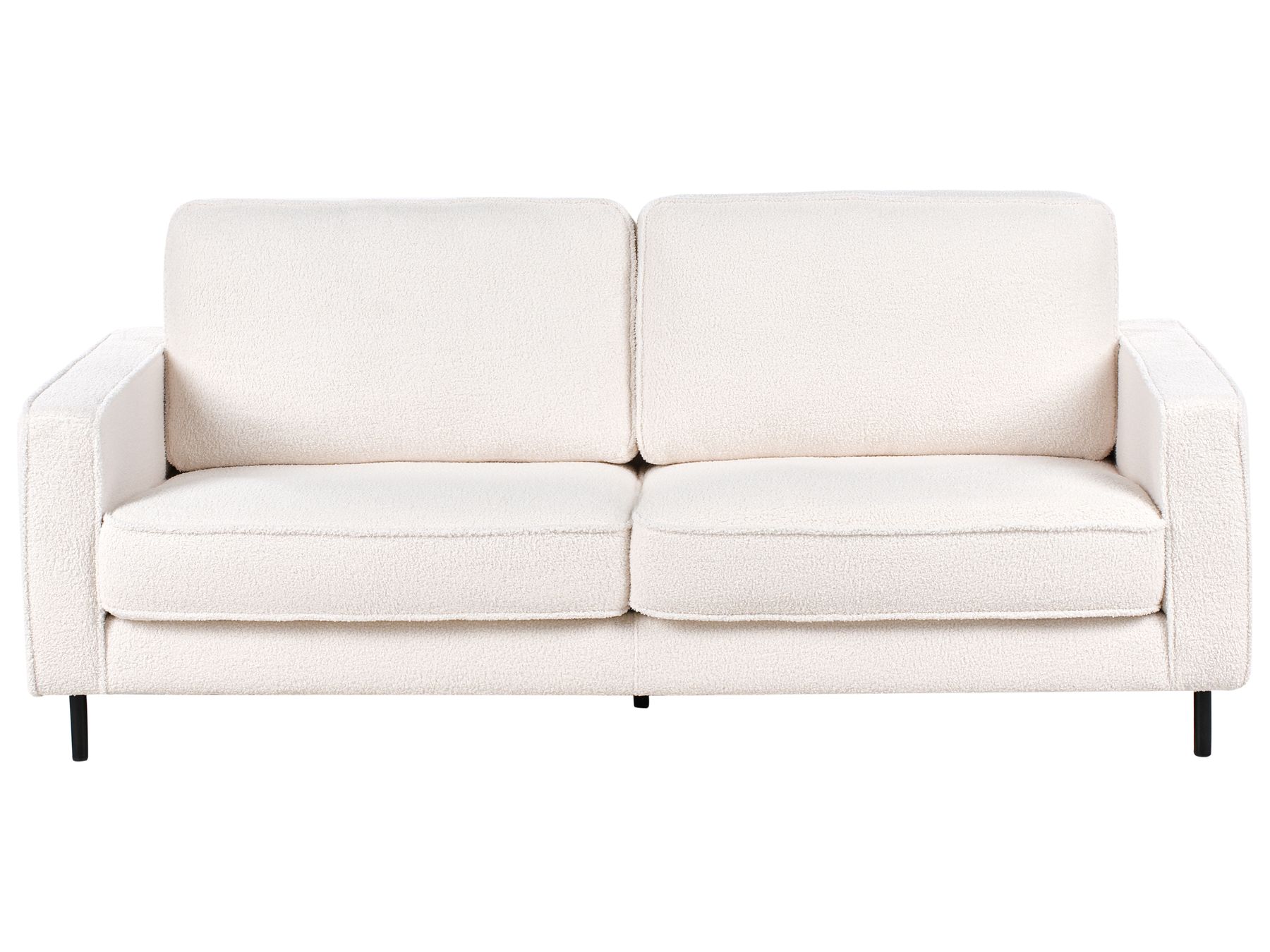 3 Seater Boucle Sofa White SAVALEN