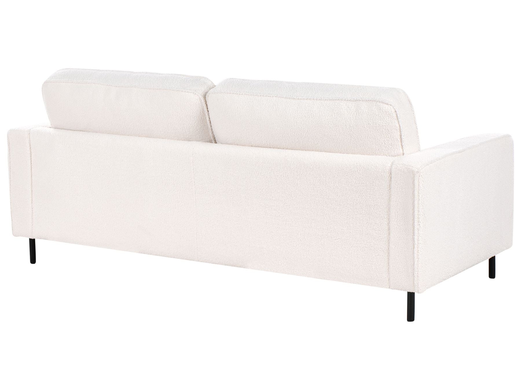 3 Seater Boucle Sofa White SAVALEN
