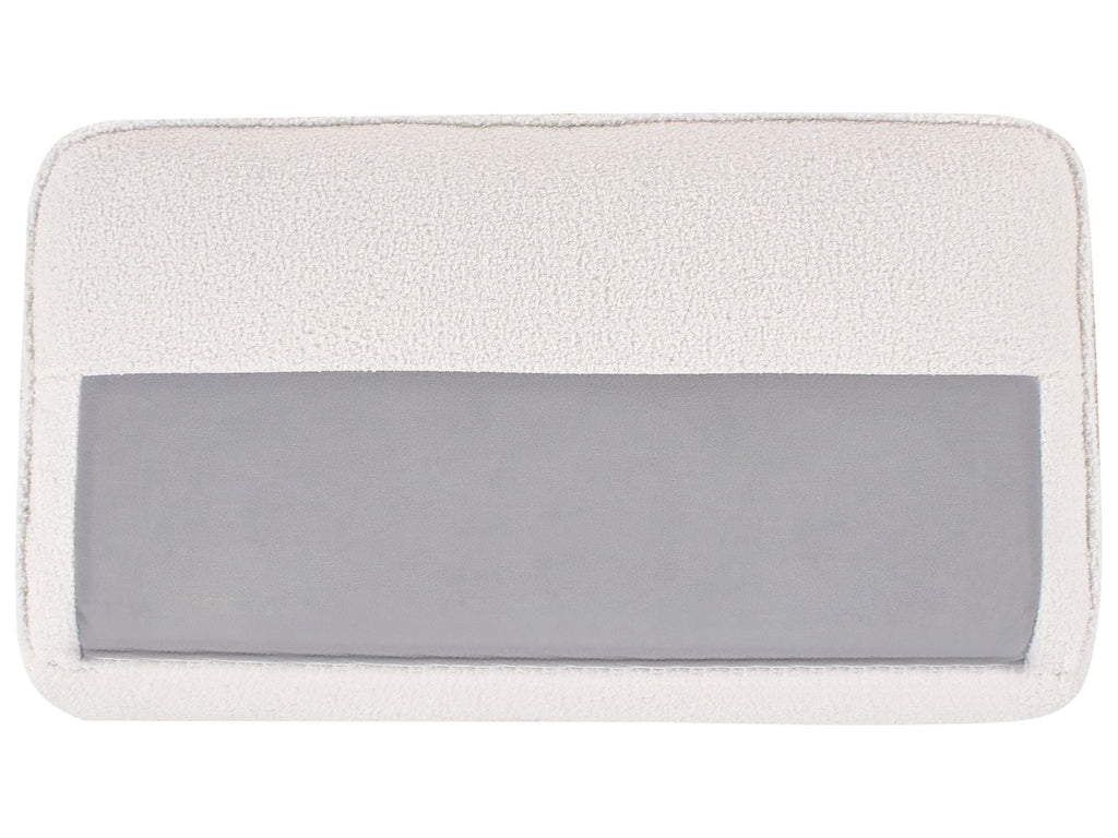 3 Seater Boucle Sofa White SAVALEN