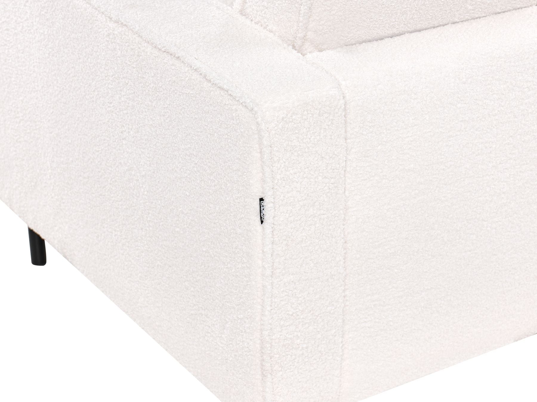 3 Seater Boucle Sofa White SAVALEN