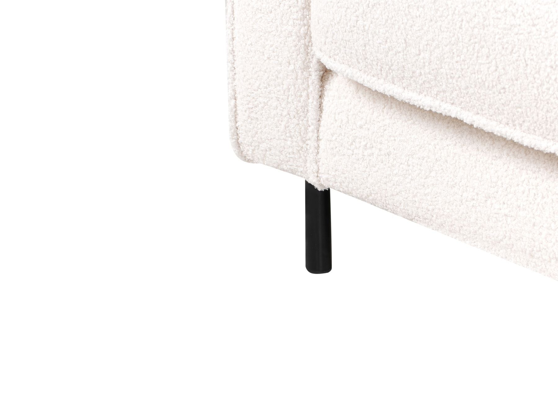 3 Seater Boucle Sofa White SAVALEN