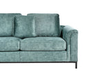Corner Sofa OSLO Velvet Teal 4 Seater Right Hand