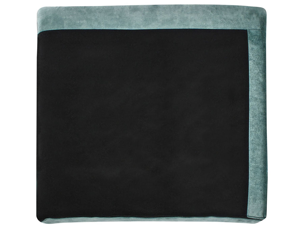 Right Hand Corner Velvet Sofa with Ottoman Teal OSLO