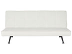 Sofa Bed HASLE Boucle White 3 Seater