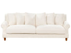 3 Seater Boucle Sofa Off-White EIKE