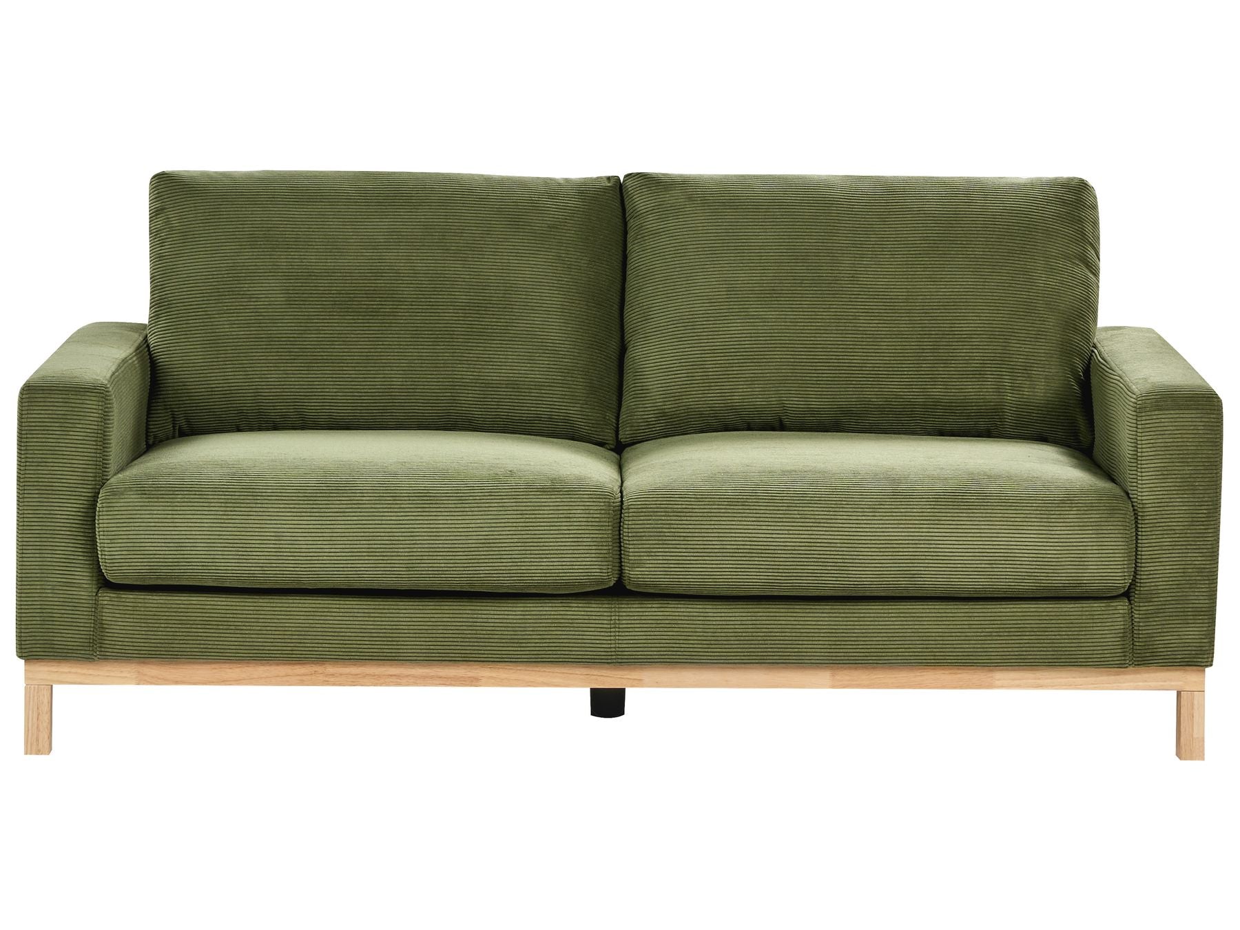 2 Seater Jumbo Cord Sofa Green SIGGARD
