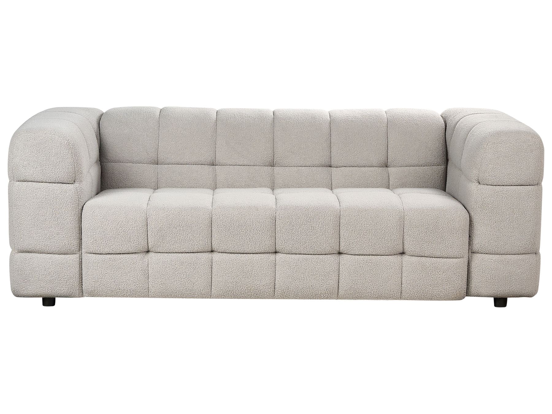 3 Seater Boucle Sofa Grey MULLOLA