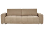 Sofa Bed INNVIK Fabric Brown with Storage 3 Seater