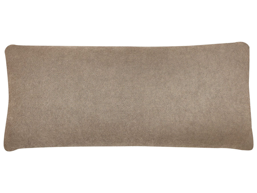 Sofa Bed INNVIK Fabric Brown with Storage 3 Seater