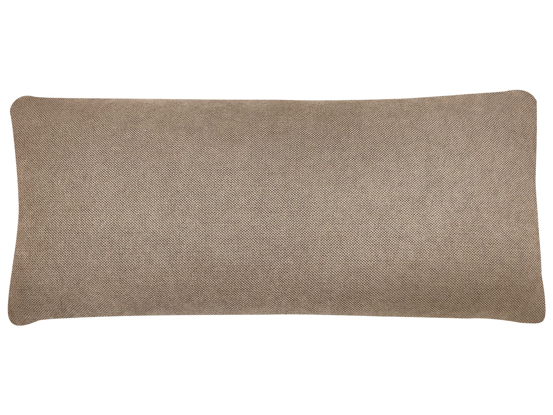 Sofa Bed INNVIK Fabric Brown with Storage 3 Seater