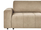 Sofa Bed INNVIK Fabric Brown with Storage 3 Seater