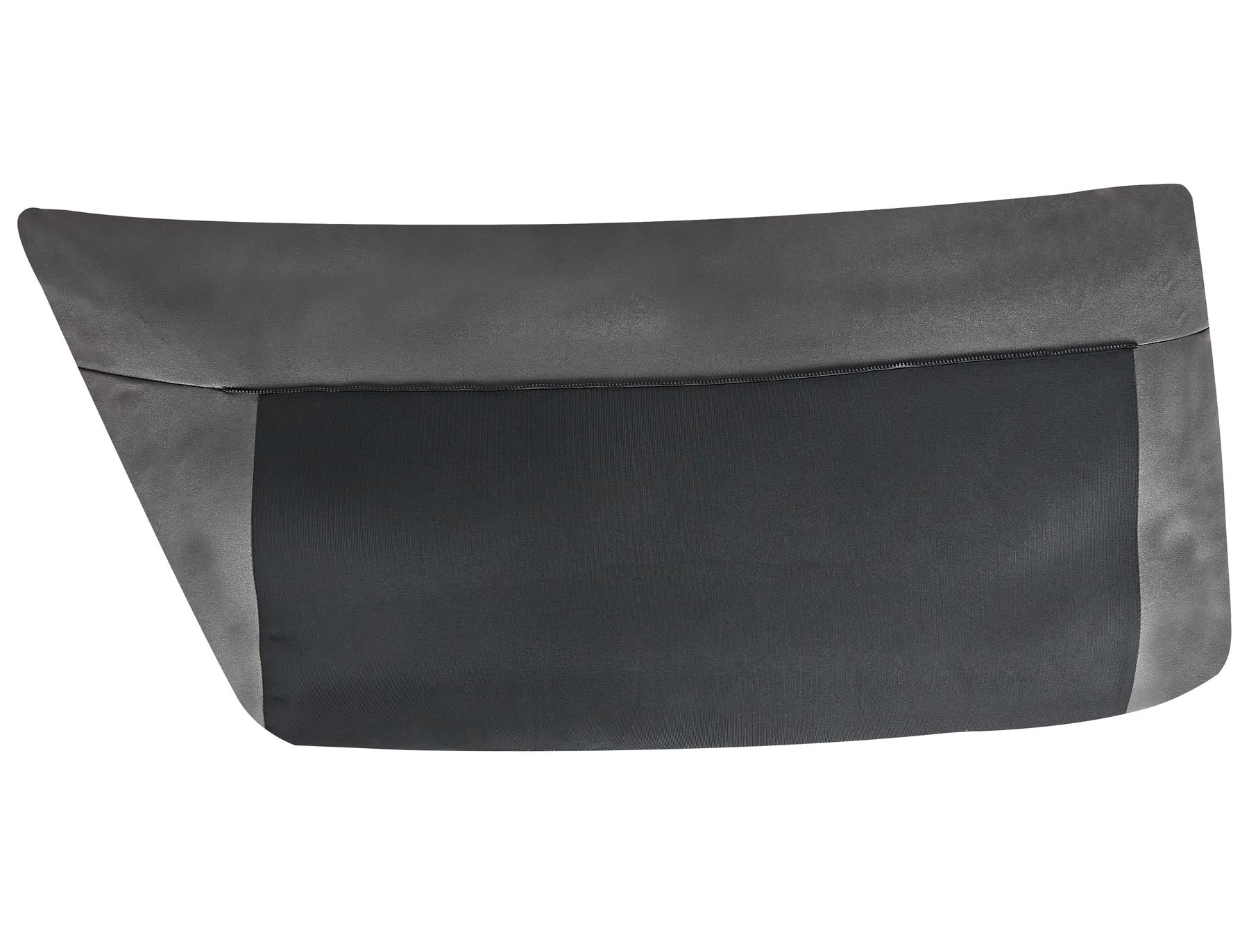3 Seater Vegan Leather Sofa Black REVSNES