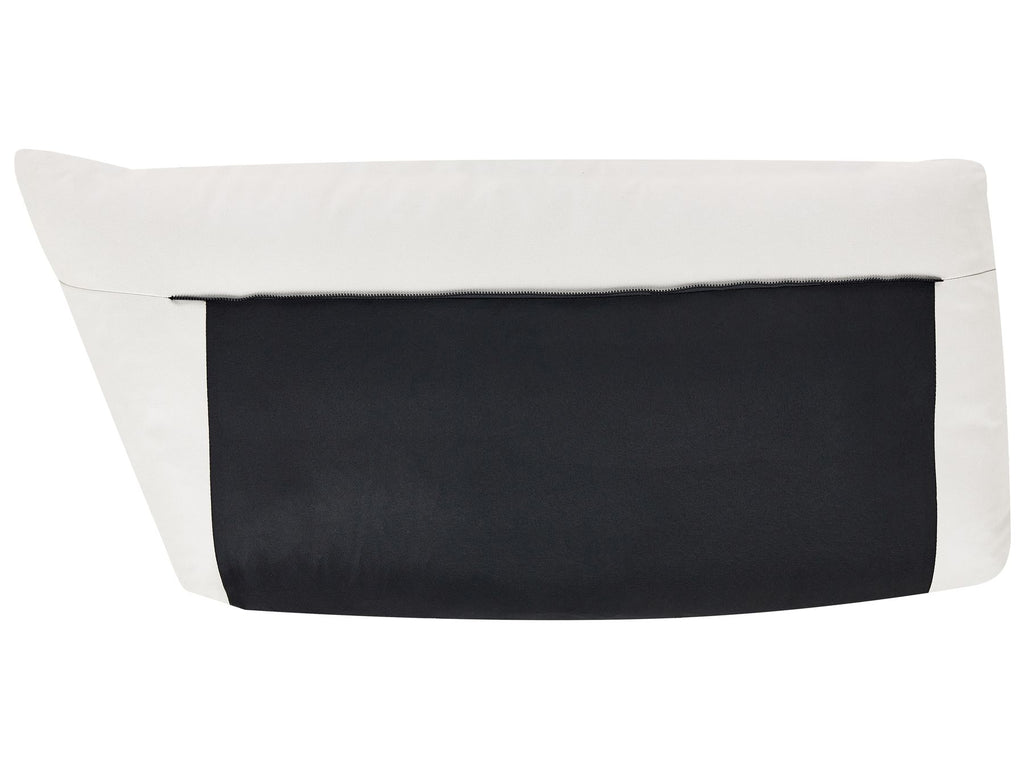 3 Seater Vegan Leather Sofa Off White REVSNES