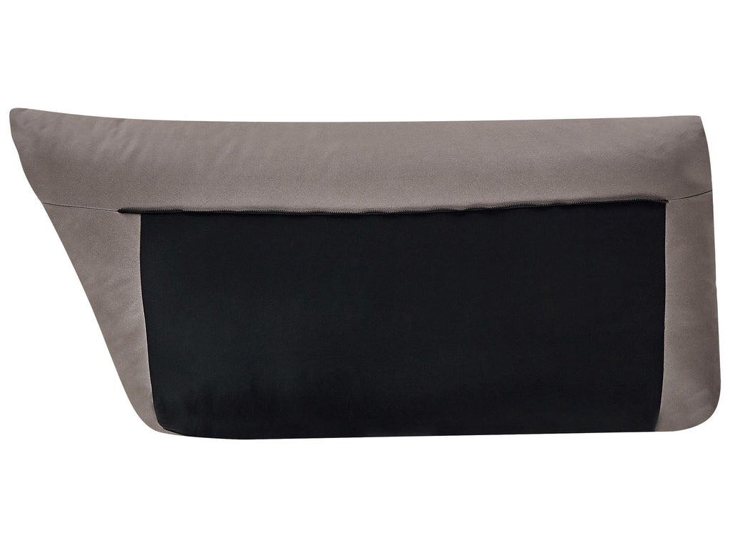 3 Seater Vegan Leather Sofa Brown REVSNES