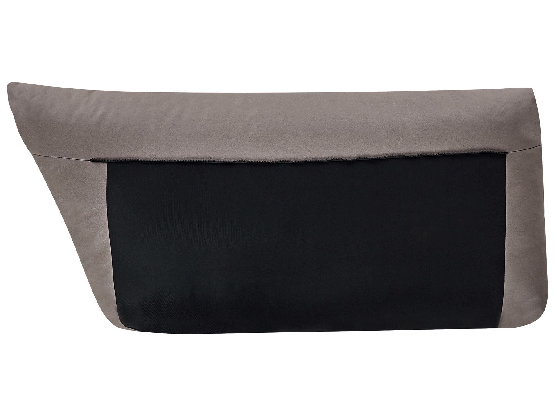 3 Seater Vegan Leather Sofa Brown REVSNES