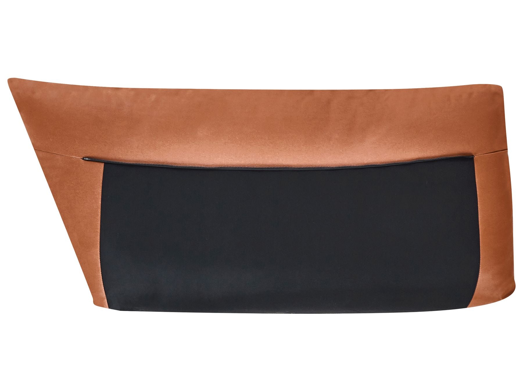 3 Seater Vegan Leather Sofa Golden Brown REVSNES