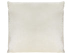 Corner Sofa Bed VADSO Velvet Light Beige 4 Seater Left Hand