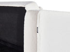 Corner Sofa Bed VADSO Boucle Off-White 4 Seater Left Hand