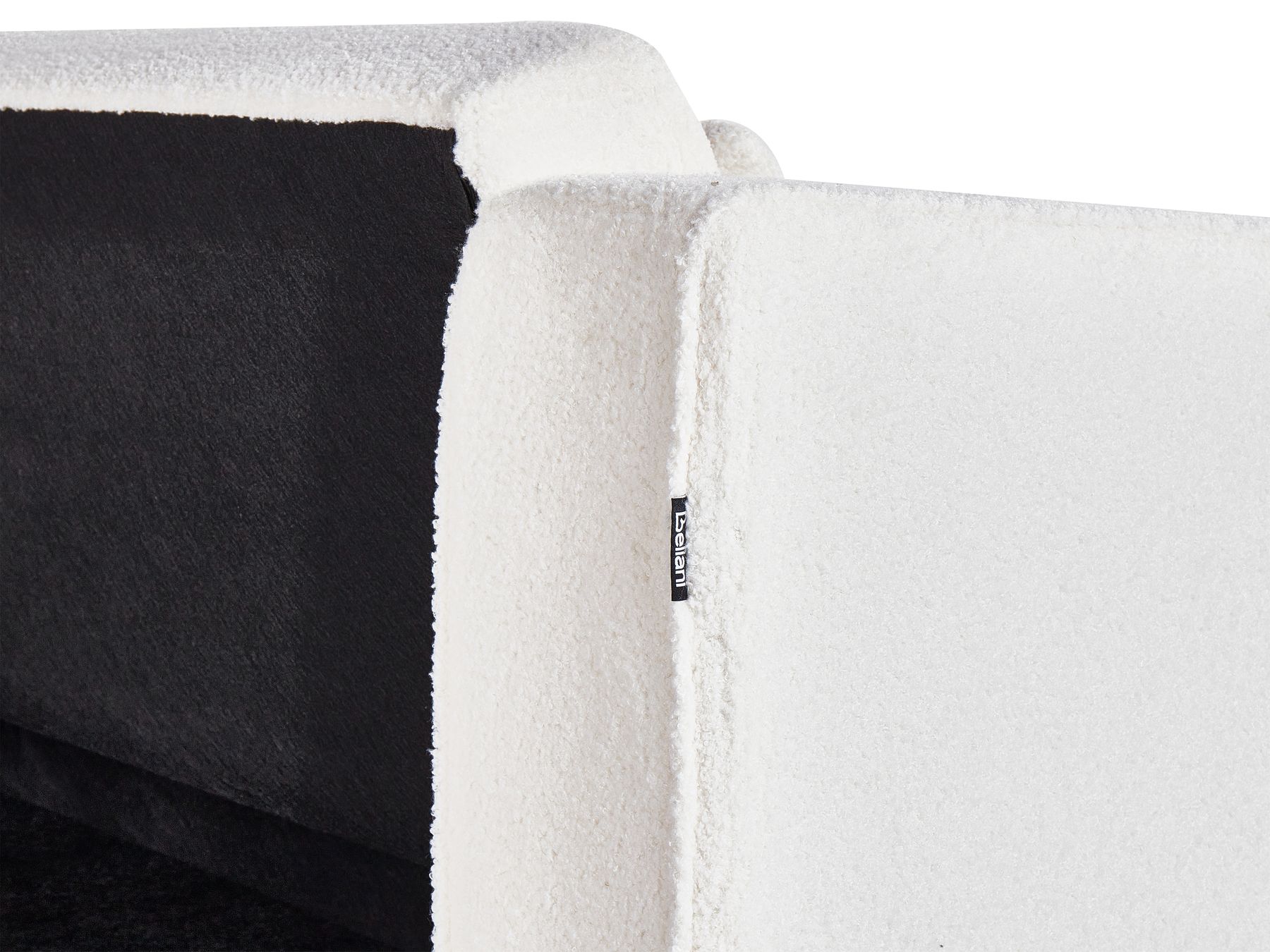 Corner Sofa Bed VADSO Boucle Off-White 4 Seater Left Hand