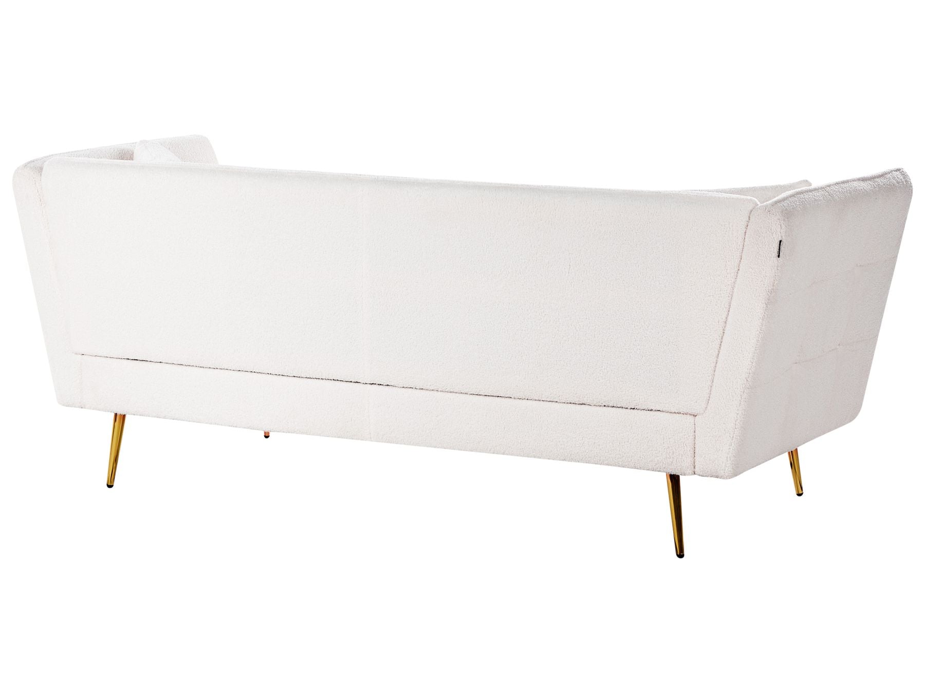 3 Seater Boucle Sofa White FREDERICA