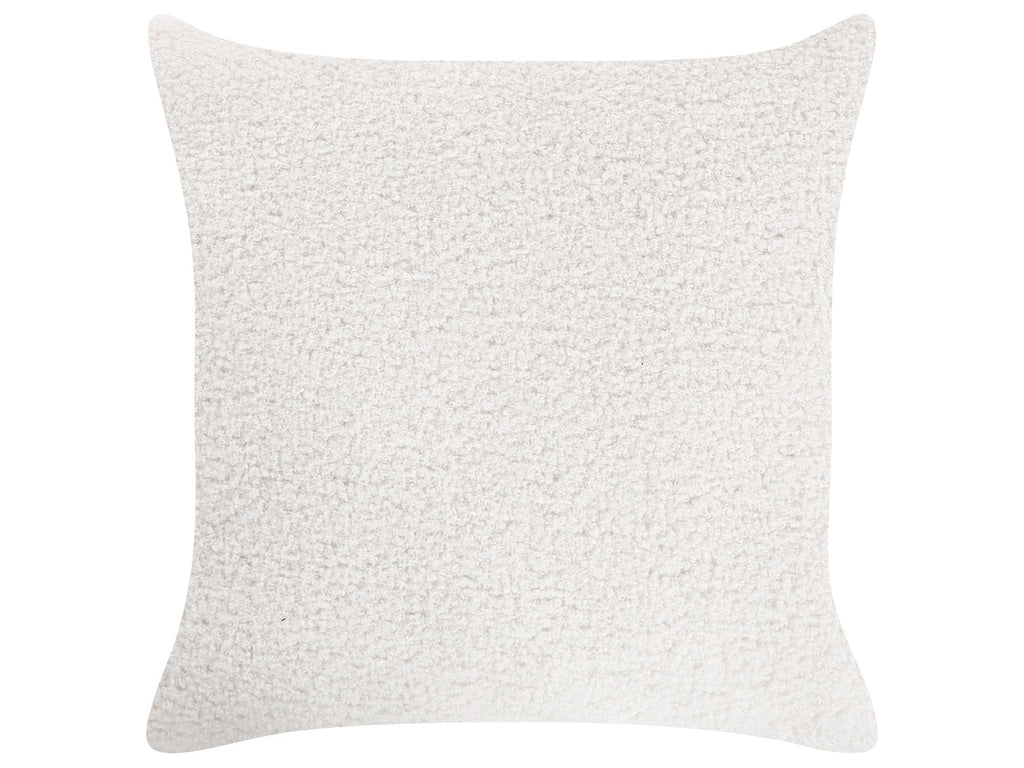 3 Seater Boucle Sofa White FREDERICA