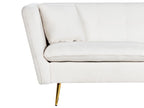 3 Seater Boucle Sofa White FREDERICA