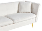 3 Seater Boucle Sofa White FREDERICA