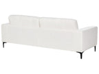 3 Seater Boucle Sofa White VADSTENA