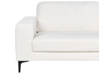 3 Seater Boucle Sofa White VADSTENA
